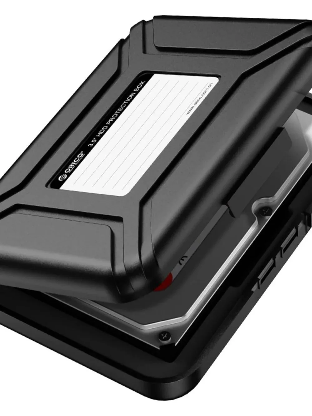 Hard Drive Case 3.5 inch HDD Storage Carrying Case Anti-Static and Shockproof Ex - Picture 1 of 7